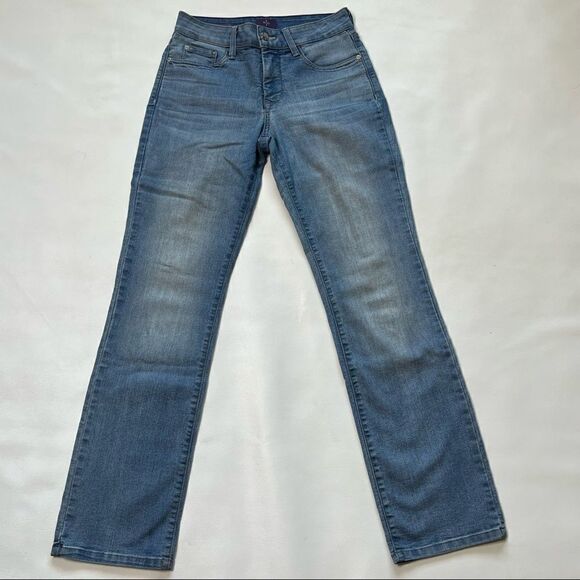 NYDJ Not Your Daughter’s Jeans | Straight Leg High Rise Denim Jeans - Picture 1 of 7